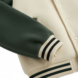 Chaqueta Bomber Varsity de Invierno para Hombre, Ajustada, con Botones Cubiertos, Personalizada, Superventas 2026, de Alta Calidad, Resistente al Viento, Venta al por Mayor - Product Image 4