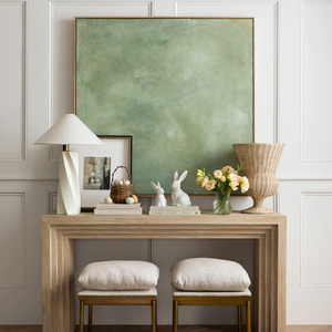 <b>Home</b> <b>Decorative</b> Wicker Footed Urn Handmade Woven Rattan Vase for Dry Flowers - Product Image 5