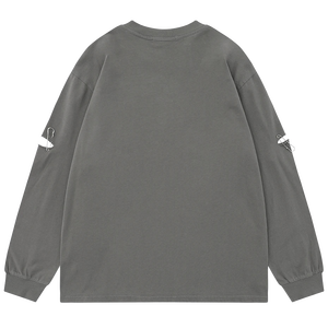 Sweats à capuche lourds personnalisés 100% coton lavés à l'acide pierre lavée vintage en détresse sweats à capuche déchirés pour hommes - Product Image 3