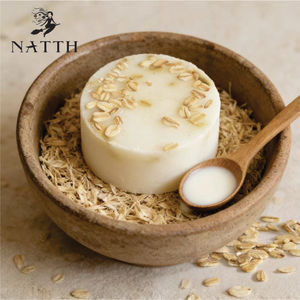Jabón Facial <span class=keywords><strong>y</strong></span> Corporal de Marca Privada NATTH, Jabón para el Cuidado de la Piel, Blanqueador, Antiacné, Orgánico, Hecho a Mano con Leche de Cabra, <span class=keywords><strong>Avena</strong></span> <span class=keywords><strong>y</strong></span> <span class=keywords><strong>Miel</strong></span>, 140 g, Sólido - Product Image 2
