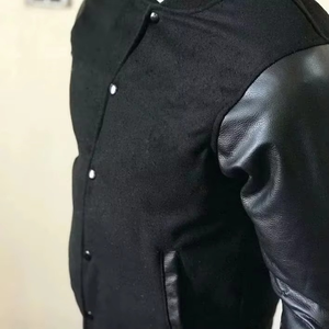 Unisex Casual Streetwear Coats Top Selling Custom Latterman College <b>Jacket</b> Stand <b>Collar</b> Letterman Chenille Embroidered <b>Jackets</b> - Product Image 3