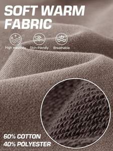 เสื้อฮู้ดดี้ฟอกสี 100% ผ้าฝ้าย ระบายอากาศได้ดีสำหรับฤดูหนาว ดีไซน์ OEM คุณภาพพรีเมียม ปรับแต่งได้ ผ้าฟลีซสำหรับผู้ชาย สวมใส่สบายๆ - Product Image 6