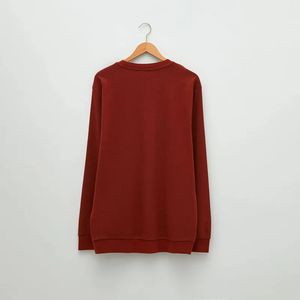 เสื้อกันหนาวผ้าฝ้ายสวมหัวแขนยาวผ้าฟลีซกำหนดโลโก้ได้เอง - Product Image 3