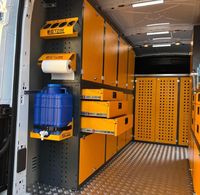 Sistemi di Scaffalature Modulari per Furgoni DETAY OEM/OBM di Alta Qualità, Facilmente Assemblabili, con 12 Cassetti per Veicoli di Servizio Mobili