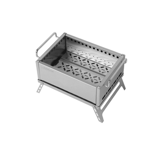 IGT 3WAY Estufa de cocina al aire libre Plegable de doble propósito Parrilla de barbacoa Fogata Estilo coreano Acero inoxidable para configuración de mesa de camping - Product Image 3