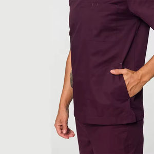 Camisetas Médicas Personalizadas con Cuello en V para Mujer, Transpirables, Ajustadas, con Logotipo Bordado, Diamantes, Multicolores - Product Image 5