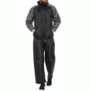 Survêtement coupe-vent pour hommes distincts 2 pièces ensemble vêtements de plein air modernes avec veste et pantalon assortis léger à la mode - Product Image 1