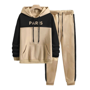 Logo personnalisé Vente en gros Survêtement en polaire pour hommes Jogger Pullover Survêtements à capuche d'automne grande taille pour hommes - Product Image 1