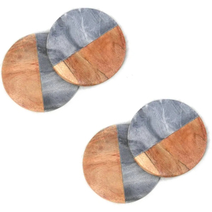 ที่รองแก้วไม้สไตล์พรีเมี่ยมสำหรับรับประทานอาหารสุดหรูมาใหม่ฟรีที่รองแก้วไม้แบบชนบทสำหรับตกแต่งบ้านไร่ - Product Image 2