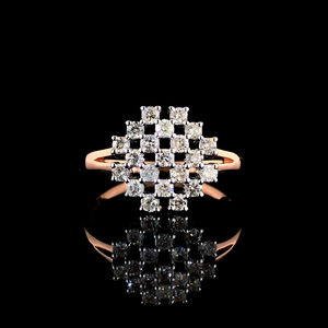 แหวนเพทายคุณภาพสูงดีไซน์สำหรับผู้หญิงแหวนเปิดแบบยุโรปขนาดเล็กและเรียบง่าย - Product Image 5