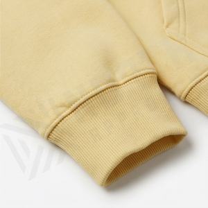 Sweat-shirt à capuche décontracté pour homme, couleur unie personnalisable, automne-hiver, coton épais 400 à 500 g/m², veste polaire imprimée - Product Image 6