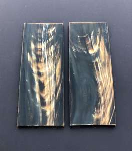 Assiettes à lunettes en corne de buffle et de boeuf fabriquées à la main par des conceptions uniques Assiette en corne de boeuf artisanale dans des tailles personnalisées pour les montures - Product Image 6