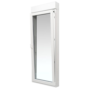 Fenêtres insonorisées UPVC à battant intérieur personnalisé <span class=keywords><strong>Fenêtre</strong></span> moderne en PVC à revêtement low-e <span class=keywords><strong>avec</strong></span> volets roulants occultants - Product Image 1