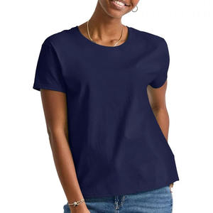 T-shirt graphique unisexe personnalisé en coton grande taille robe surdimensionnée pour les femmes avec broderie décoration technique teint en plaine - Product Image 1