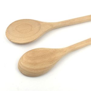 Cuillère en bois faite à la main pour cuisiner et mélanger fabriquée à partir de bois naturel pour un usage quotidien dans la cuisine pour la préparation des aliments - Product Image 5