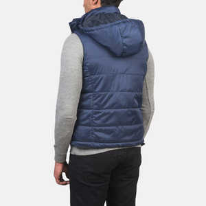 Chaleco acolchado cálido transpirable para hombre, chaqueta de invierno sin mangas acolchada ajustada, ropa informal ligera para exteriores - Product Image 2