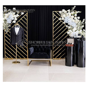 Panneau en métal design pour décorations de mariage Accent élégant et élégant pour votre journée spéciale - Product Image 1