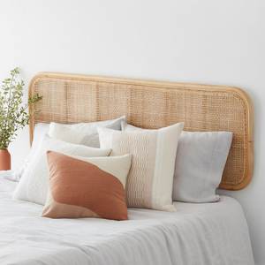 Eco Friendly Rattan Head Board for Beds Modern Bedroom Bedhead Natural <b>Wall</b> Mounted Boards High Quality Wholesale - Product Image 4