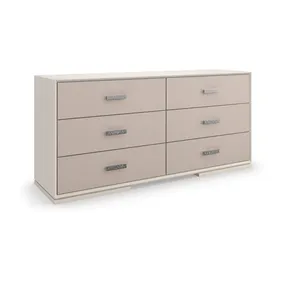Comò Caracole Classic Silver Lining: Finitura Luminosa, Silhouette Raffinata - Product Image 1