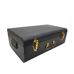 Juego de 3 cajas rectangulares con mango, Color dorado y verde, tamaño grande, caja misteriosa para almacenamiento en casa - Product Image 4