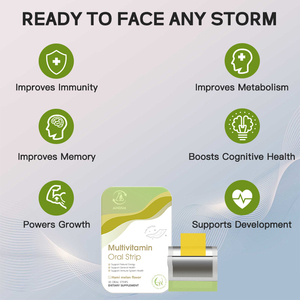 Bandelettes Orales Dissolvantes Multivitaminées de Haute Qualité pour le Soutien Immunitaire avec Saveur Personnalisée pour Adultes - Product Image 3