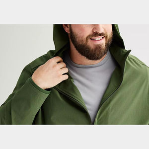 Chándal Deportivo de Forro Polar Térmico con Cremallera y Logotipo Personalizado para Hombre, Transpirable, Ecológico, para Invierno, Tallas Grandes, para Gimnasio - Product Image 2