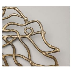 Bols de service modernes et écologiques faits à la main pour le chocolat lavables au lave-vaisselle avec design standard en cuir de fête en métal - Product Image 3