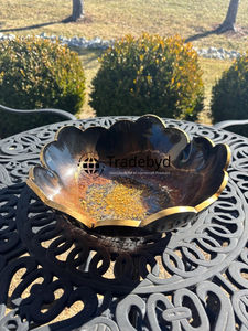 Bol en résine artisanal de luxe pour la décoration élégante de la maison centre de table ou étagère accent conçu pour un attrait haut de gamme par Tradebyd - Product Image 2