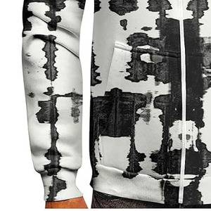 Haute qualité 100% coton sweat à capuche pour hommes impression par Sublimation personnalisée motif solide col montant vêtements d'hiver coton mélangé - Product Image 3