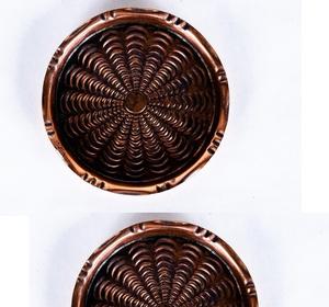 Marvelous Design Copper <b>Coaster</b> With Holder Saucer Pure Copper Thickened Tea <b>Coaster</b> Teacup Mat <b>Heat</b> Teacup Mat at Lowest Price - Product Image 4