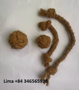 Bola de masticar para mascotas, superventas, cuerda para masticar de fibra de coco para mascotas, Coco para masticar, Lima - Product Image 3