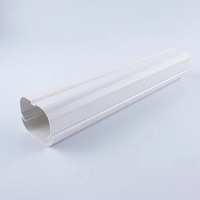 Fabriqué en Chine fabricant personnalisé PVC climatiseur conduit couvercle de tuyau goulotte câble canal AC couvercle de tuyau