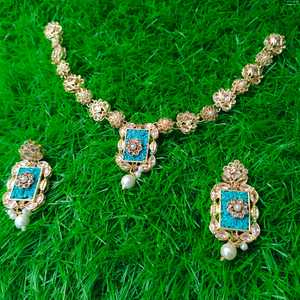 Ensemble de bijoux artisanaux pakistanais et indiens pour mariage et soirée, collier choker afghan fait à la main, bijoux anciens pour femmes - Product Image 6