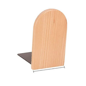 Serre-livres en bois naturel contemporain personnalisé meilleur dessus de table décor à la maison avec des serre-livres au design unique pour la collection de livres - Product Image 3