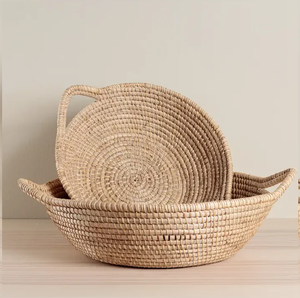 ถาดหวายไม้ไผ่ธรรมชาติคุณภาพสูงถาดเสิร์ฟสำหรับเครื่องครัวอุปกรณ์ตกแต่งบ้านและงานหัตถกรรมในเวียดนาม - Product Image 6