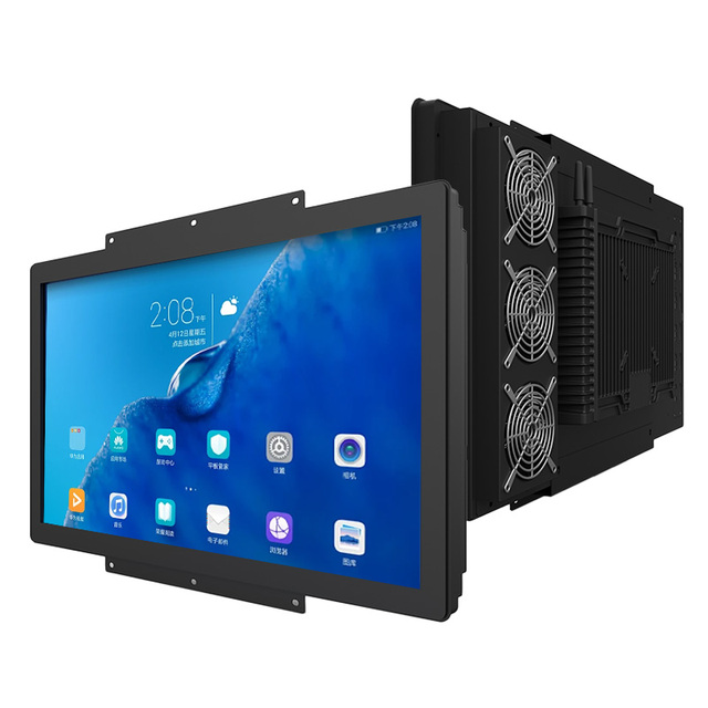High Brightness Outdoor Wall-Mounted IP65 Embedded Industrial Computer Panel Capacitive Touch Intel I5 1000 Nits Business Use