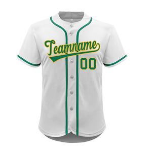 Custom Black Baseball Jersey Men's Women's Youth Summers Script Logo Number Short Sleeve Button <b>Up</b> Softball Jersey Blank - Product Image 6