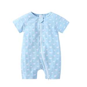 Ropa de dormir de moda para bebés, mameluco seco para niños, mono de manga corta para bebés, Mono para bebés - Product Image 6