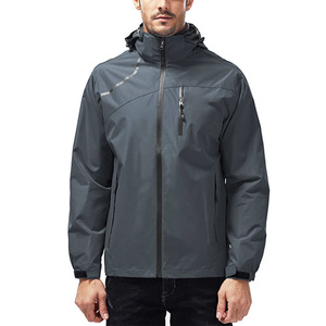 Gran oferta, chaqueta impermeable cortavientos ligera para hombre, impermeable con capucha, impermeable a prueba de viento para viajes - Product Image 4
