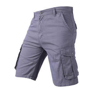 Vente en gros de jeans à séchage rapide populaires pantalon court d'été en coton multi-poches pour homme short cargo décontracté à 6 poches pour hommes - Product Image 3