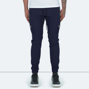 Joggers กางเกงวอร์มผู้ชายผ้าคอตตอนน้ำหนักเบา,ทำจากผ้าโพลีเอสเตอร์สำหรับใส่วิ่งตามสั่ง - Product Image 5