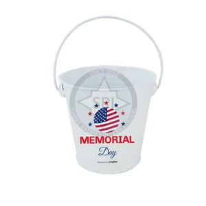 Factory Promotional 5L Galvanized Iron Metal <b>Tin</b> Custom Logo 6 Bottles Beer for Champagne Beverage Tubs 10L Capacity for Parties - Product Image 1