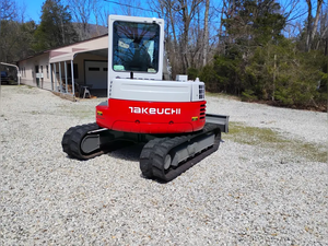 Excavadora Mini de Orugas Usada de Calidad RTS Lista para Enviar, Takeuchi TB 180 FR, Cucharón de 0.09m, Motor Takeuchi, Cabina PLC, Orugas de Goma, Ángulo Ajustable - Product Image 3