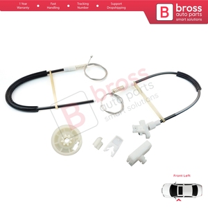 Kit de réparation de lève-vitre BWR254, porte avant gauche pour Megane MK1 X64 1996-2003 4/5 portes 7700834347 - Product Image 4