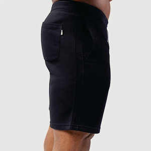 Pantalones cortos deportivos ligeros más vendidos para hombres Pantalones cortos de gimnasio de secado rápido con bolsillos Patrón sólido bordado de secado rápido - Product Image 3