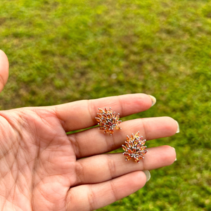 ต่างหูเม็ดเดี่ยวสีเงินสเตอร์ลิงประดับทองทันสมัยสำหรับงานหมั้นวันครบรอบแต่งงานปี925 - Product Image 3