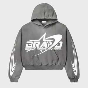 Wholesale Custom Acid Wash <b>Hoodie</b> French Terry Plain Heavyweight Cotton Pullover <b>Black</b> Oversized Cropped <b>Zip</b> <b>up</b> <b>Hoodie</b> - Product Image 4