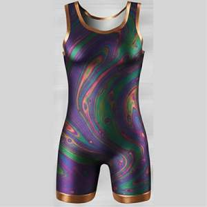 เสื้อกล้ามกีฬาเยาวชนแบบไร้สาย ผ้าโพลีเอสเตอร์ผสมสแปนเด็กซ์ ระบายอากาศได้ดี คุณภาพสูง ลายพราง สำหรับยกน้ำหนัก รับสกรีนโลโก้ด้วยเทคนิคซับลิเมชั่น - Product Image 2