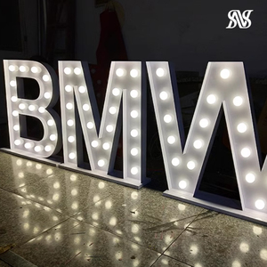 Letras Decorativas Personalizadas para Bodas, Letrero Luminoso de 4 pies y 5 pies, Letras Grandes con Luces LED, Letrero con Números Grandes - Product Image 2