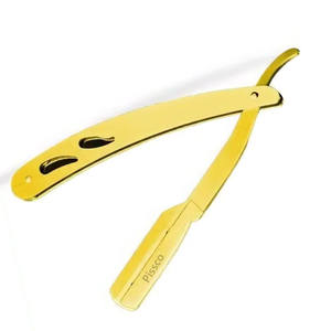 Navaja de barbero plegable de seguridad con mango, soporte para navaja de barbero recta - Product Image 5